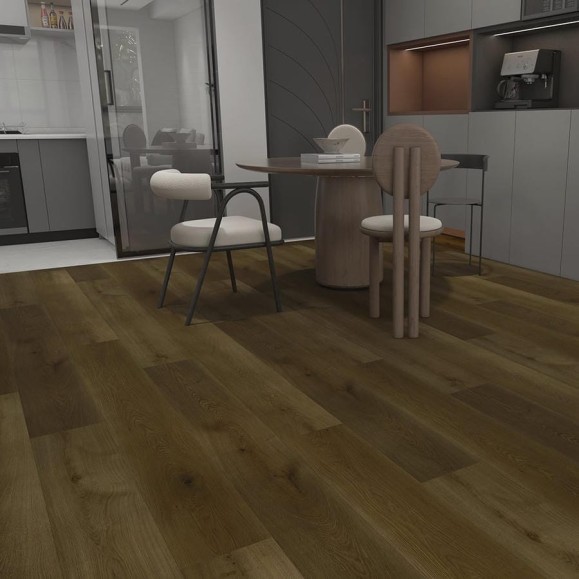 Кварц виниловый ламинат FLOORWOOD Uantroo Дуб Барлоу 43 класс 5 мм с подложкой (2,23 кв.м) 6521
