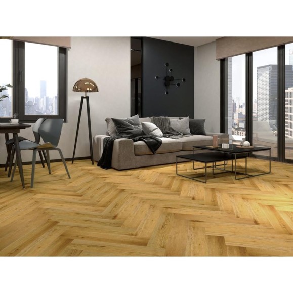Кварц виниловый ламинат FLOORWOOD Hentic Янтарные волны 43 класс 4 мм (1,31 кв.м) UP3011-006