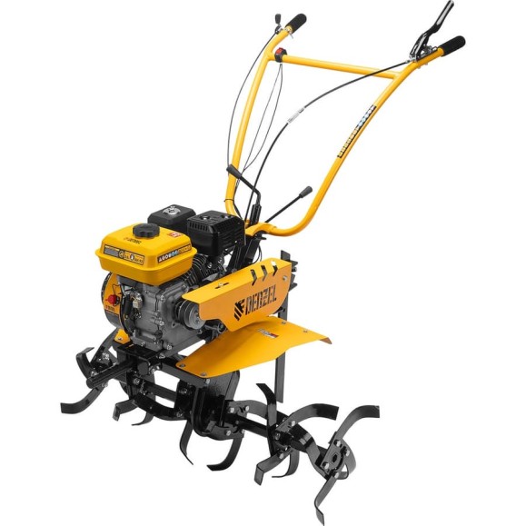 Мотоблок Denzel dpt-370s, 7 л.с., ремен.сцеп, фрез 3x4, шом, передачи 3в/1н 56443