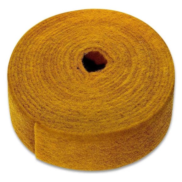Абразивный шлифовальный войлок серый, fleece FLEX Very Fine, рулон 115 мм, 10 м, тонкий, 4607 SIA 0005.0001.0600.02