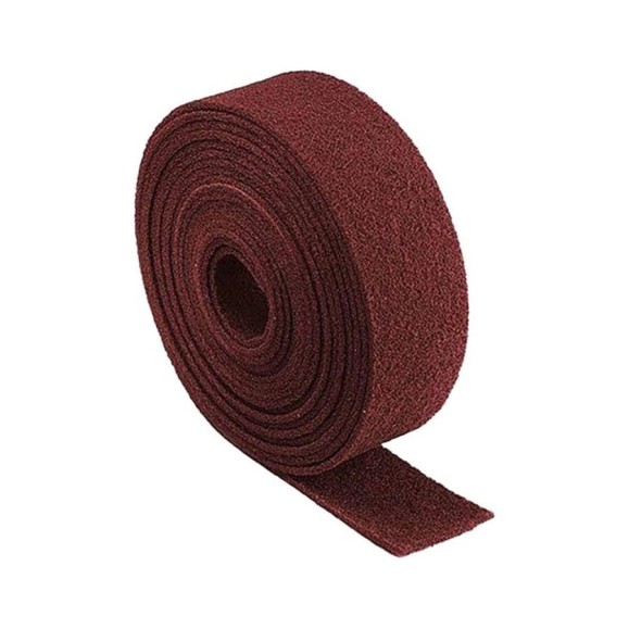 Абразивный шлифовальный войлок красный, fleece FLEX Very Fine, рулон 115 мм, 10 м, тонкий, 4607 SIA 0005.0001.0320.02