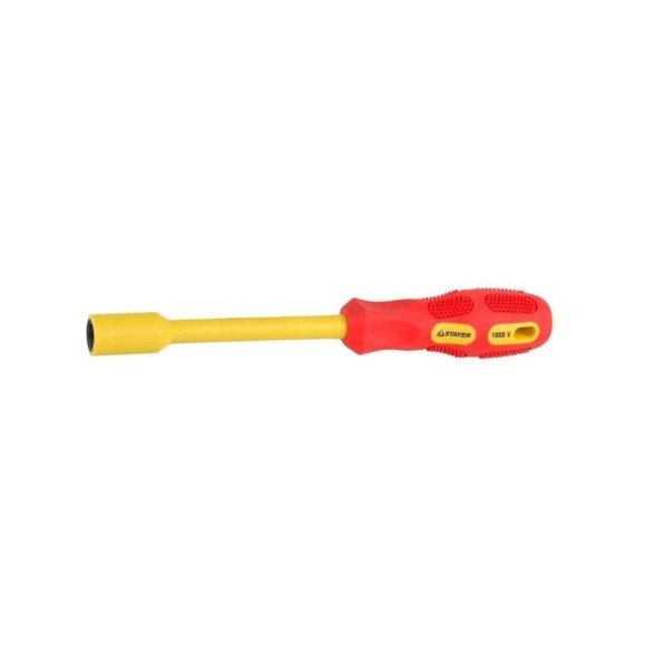 Диэлектрическая отвертка STAYER MAX-GRIP Insulated Cr-V, HEX8x125 мм 25829-08-125 G