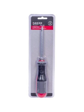 Двусторонняя отвертка GREPP PH2х100-SL6х100 мм, CrV, 3х комп.рукоятка 202-043