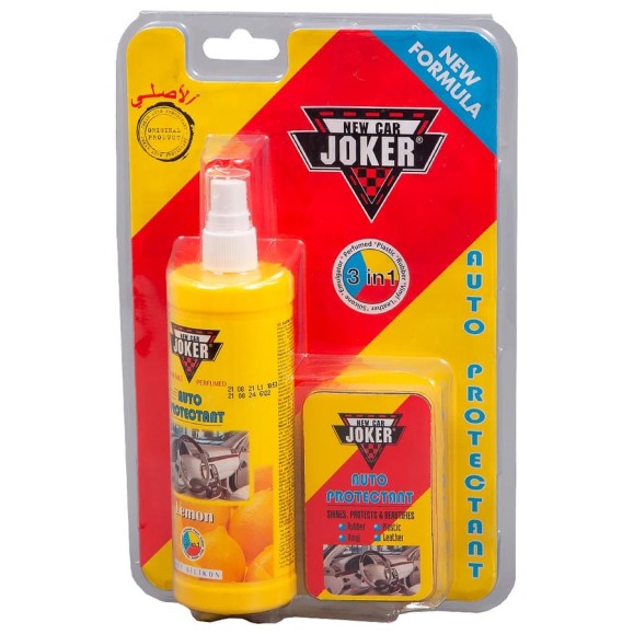 Защитный полироль Joker с губкой, лимон (250 мл) JK lemon Защитный полироль Joker с губкой, лимон (250 мл) JK lemon