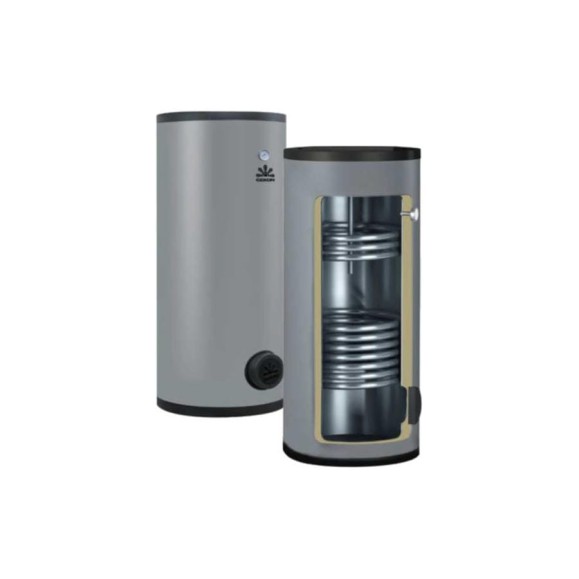 Бойлер GEKON 400 л с 2-я то hwb 400 2he 53/30 квт напольный inox GKB4002N