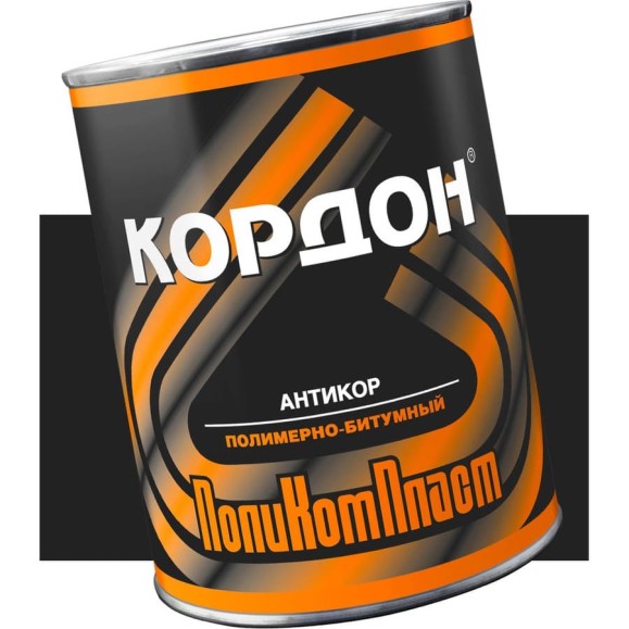Антикоррозийное покрытие Кордон жест.банка 1 кг РТ180066 Антикоррозийное покрытие Кордон жест.банка 1 кг РТ180066