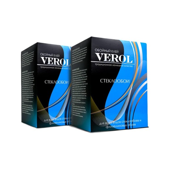 Клей обойный Verol для стеклообоев усиленный 2 уп. по 500г 2/2