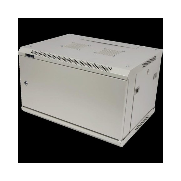 Шкаф настенный TWT Pro, 9U 600x600, металлическая дверь, TWT-CBWPM-9U-6x6-GY