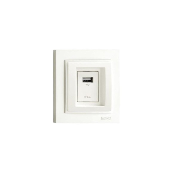 Розетка Usb MONO ELECTRIC Despına Слоновая Кость 102-010005-144