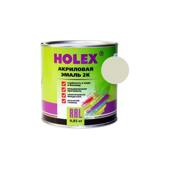 Акриловая автоэмаль Holex 202 ГАЗ 2К белая 0,85 кг HAS-59182 Акриловая автоэмаль Holex 202 ГАЗ 2К белая 0,85 кг HAS-59182