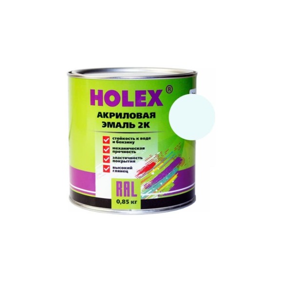 Акриловая автоэмаль Holex 202 2К белая 0,85 кг HAS-59175 Акриловая автоэмаль Holex 202 2К белая 0,85 кг HAS-59175
