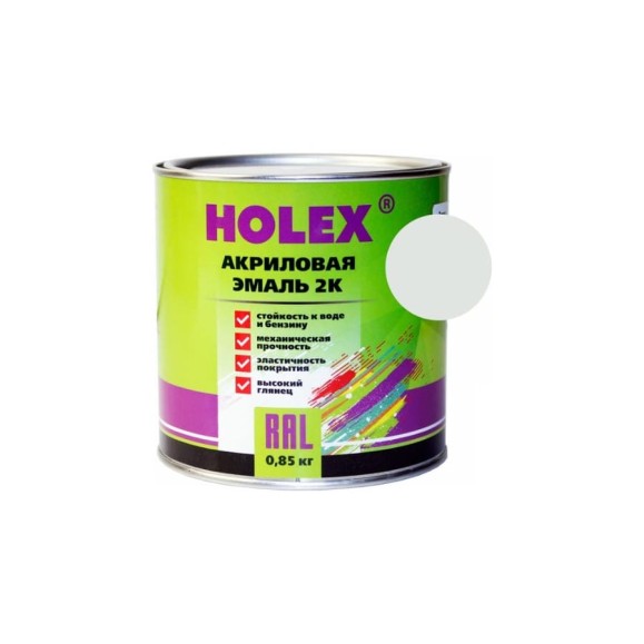 Акриловая автоэмаль Holex 858 2К белая ночь 0,85 кг HAS-59236 Акриловая автоэмаль Holex 858 2К белая ночь 0,85 кг HAS-59236