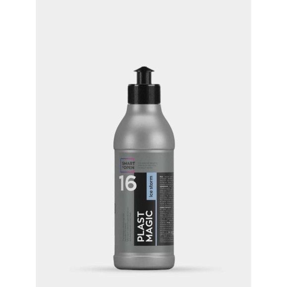 Полироль-очиститель для пластика и винила авто, матовый 16 PLAST MAGIC ice storm, 0.25 л Smart Open 151602536 Полироль-очиститель для пластика и винила авто, матовый 16 PLAST MAGIC ice storm, 0.25 л Smart Open 151602536