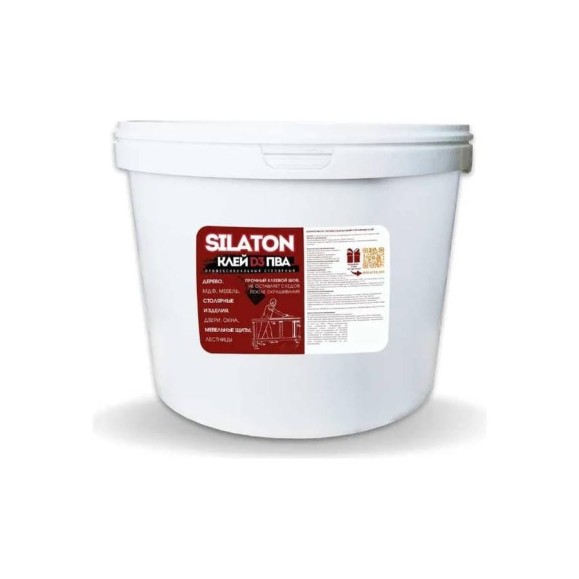 Клей ПВА SILATON Профессиональный столярный D3, водостойкий, 30 кг PVAD3/30 Клей ПВА SILATON Профессиональный столярный D3, водостойкий, 30 кг PVAD3/30