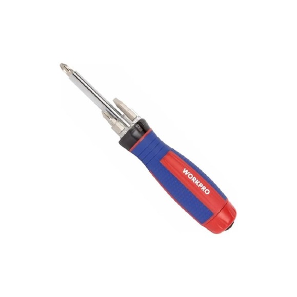 Отвертка 4в1 с подсветкой WORKPRO CR-V WP221047