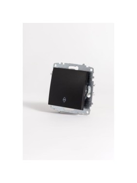 Переключатель Elbi Zena Vega Черный Матовый M+K 609-014800-209