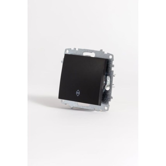 Переключатель Elbi Zena Vega Черный Матовый M+K 609-014800-209 Переключатель Elbi Zena Vega Черный Матовый M+K 609-014800-209