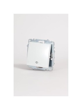 Переключатель проходной Elbi Zena Vega белоснежный M+K 609-015600-214