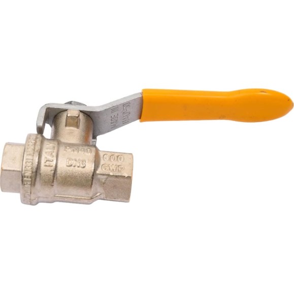 Шаровой кран для газа RUB 1/4 DN8 PN40, ВР-ВР, серия ROMA (S.84), ручка S84B00