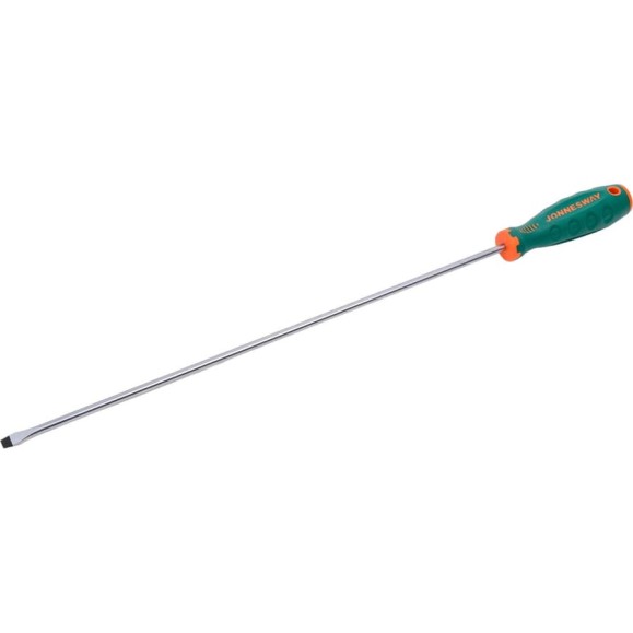 Стержневая шлицевая отвертка Jonnesway Anti-Slip Grip SL6.5х400 мм 46132 D71S6400 Стержневая шлицевая отвертка Jonnesway Anti-Slip Grip SL6.5х400 мм 46132 D71S6400