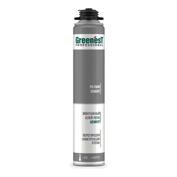 Клей-цемент GreenesT Professional  для кладки блоков, 850мл 187128550
