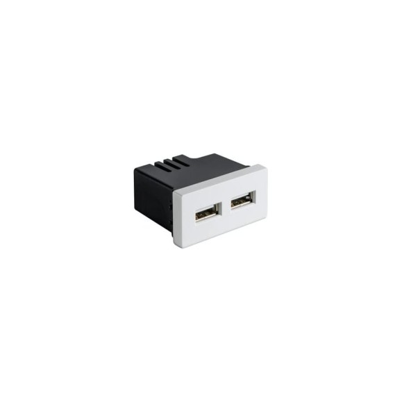 Модуль в рамку Sibling 2 USB-порта 2.4A белый (1/2) 00-01018383