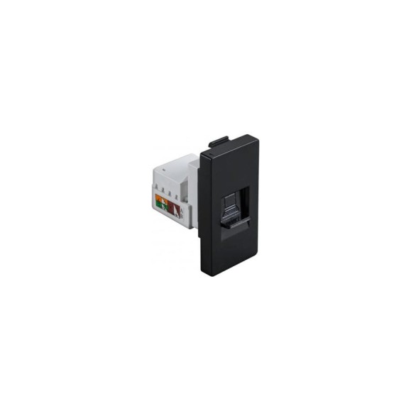 Модуль в рамку Sibling для Интернета черный CAT6 (1/2) 00-01018393