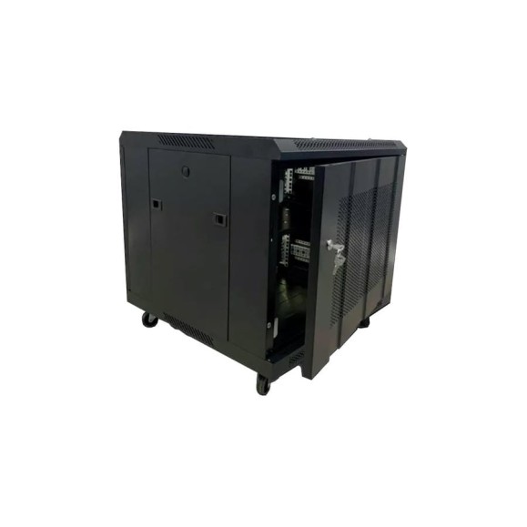 Шкаф телекоммуникационный "КОМПАНИЯ ФОРТОН" 12U, 600*600*600, 0.6mm, Black 12U600600600B