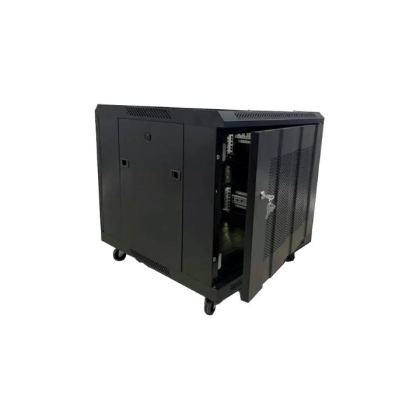 Шкаф телекоммуникационный "КОМПАНИЯ ФОРТОН" 12U, 600*600*600, 0.6mm, Black 12U600600600B