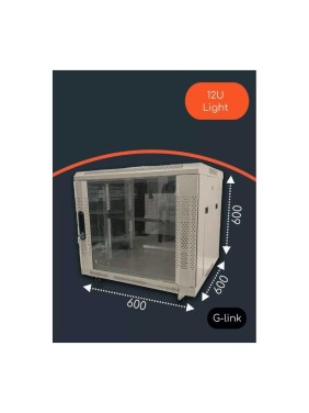 Шкаф телекоммуникационный "КОМПАНИЯ ФОРТОН" 12U, 600*600*600, 0.6mm, Grey 12U600600600G