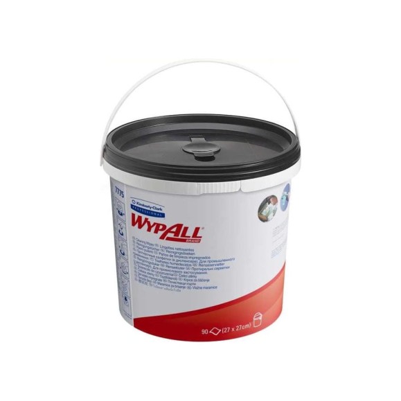 Протирочные салфетки Kimberly-Clark WYPALL* в ведре 1 ведро по 90 салф 7775