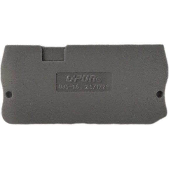 Крышка концевая UPUN UJ5-2.5/1x2G, 100 шт 422012 Крышка концевая UPUN UJ5-2.5/1x2G, 100 шт 422012