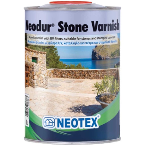 Акриловый УФ стойкий прозрачный лак NEOTEX Neodur Stone Varnish 1л 12950100 Акриловый УФ стойкий прозрачный лак NEOTEX Neodur Stone Varnish 1л 12950100