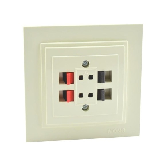 Розетка ( Hı-Fı ) MONO ELECTRIC Despına 2 Входа Слоновая Кость 102-010005-142