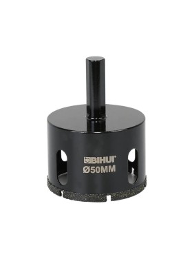 Коронка алмазная по стеклу и керамике, гальваническая, 50 мм BIHUI DBW50