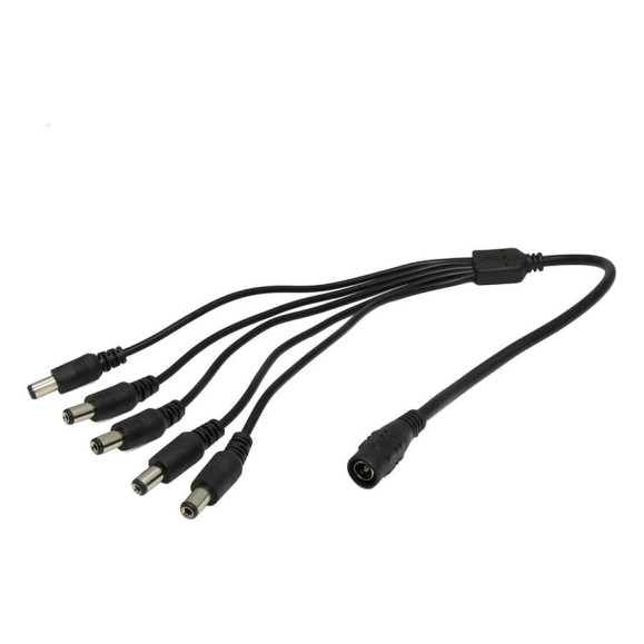 Разветвитель питания "1 на 5" Amatek AVC-DC-M5 20 шт. 6001591