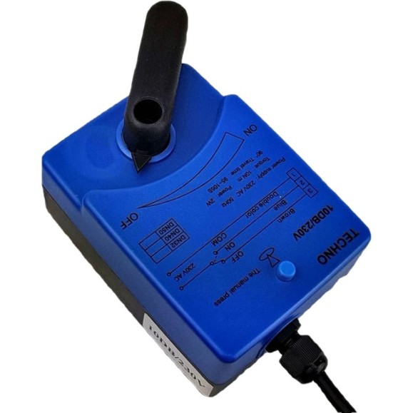Электропривод для шарового крана TECHNO 10DB/230V (DN32, DN40, DN50) 10Nm, ON/OFF, 230В 601020