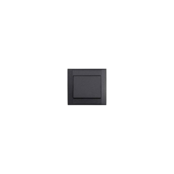 Переключатель проходной MAKEL 1-клавишный СП Defne 10А IP20 дым. металлик 42050005