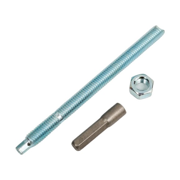 RAWLPLUG Пруток для химических анкеров клас 5.8 с шайбой и гайкой, M8x110 мм, 10 шт  R-STUDS-08110