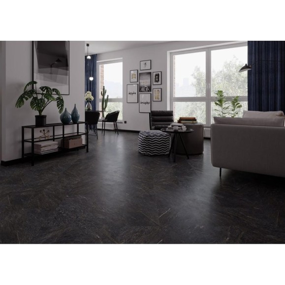 Кварц виниловый ламинат FloorBee Project Теоторе Супремо, 610х305х4 мм, 2.6 кв. м Т0029813