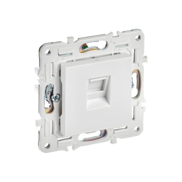 Розетка компьютерная IEK SKANDY RJ45 кат.5E SK-K01W арктический белый SK-K10-1-K01 Розетка компьютерная IEK SKANDY RJ45 кат.5E SK-K01W арктический белый SK-K10-1-K01