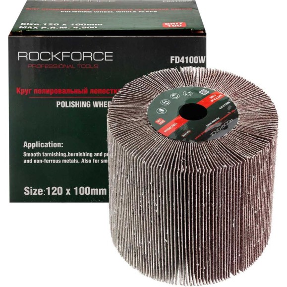 Насадка шлифовальная 120x100 мм Rockforce RF-FD4100W(49612)