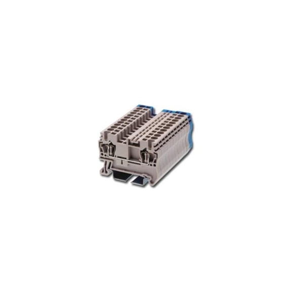 Заглушка торцевая Dinkle AK2.5C-YG для клеммных блоков (желто-зел.) Т03731367