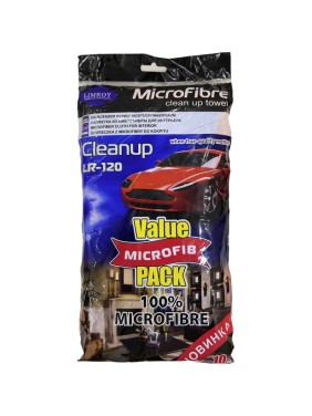 Салфетка из микрофибры LIMROY 30х30 см, упаковка 10 шт. LR-120