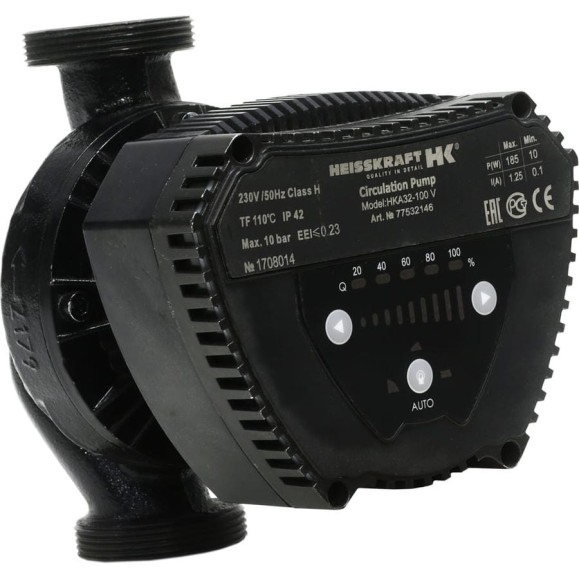 Насос Heisskraft HKA 25-80 V, 1x230 В, G 1 1/2 Насос Heisskraft HKA 25-80 V, 1x230 В, G 1 1/2