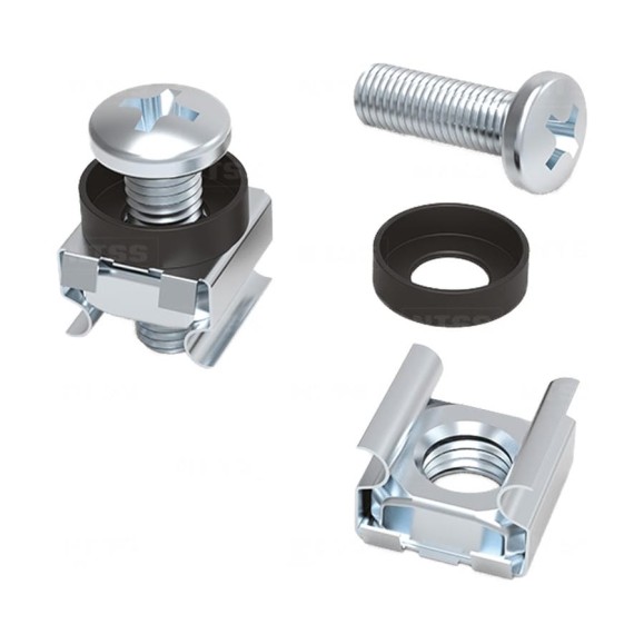 Комплект NTSS крепежа винт+шайба+гайка M6x16 NTSS-M6x16