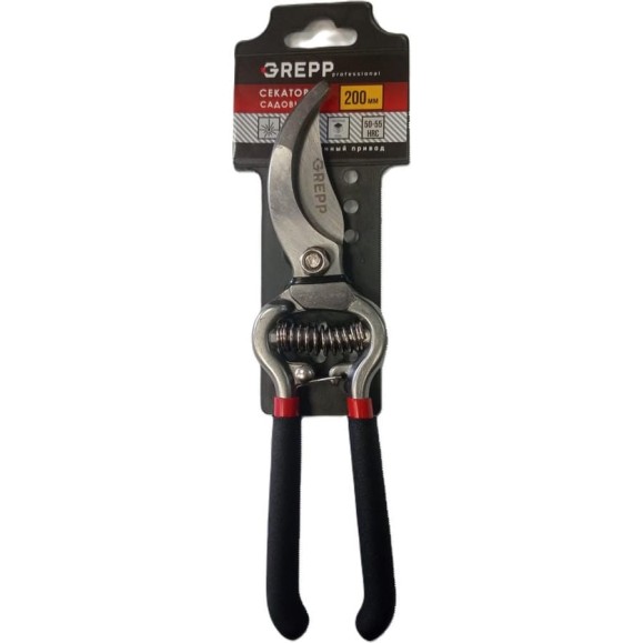 Секатор садовый GREPP 200 мм, 8" /60/6 204-200