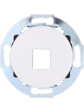 Накладка для телефонной розетки с суппортом LK Studio RJ-12, RJ-45 без джека, белый LK Vintage 885504-0 Накладка для телефонной розетки с суппортом LK Studio RJ-12, RJ-45 без джека, белый LK Vintage 885504-0