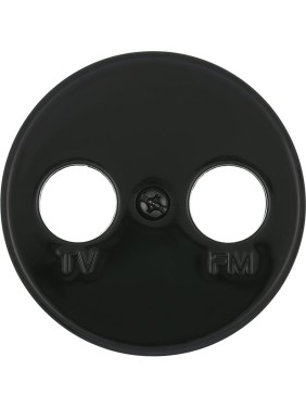 Накладка розетки LK Studio TV+FM, 2 отверстия, черный LK Vintage 885208-1 Накладка розетки LK Studio TV+FM, 2 отверстия, черный LK Vintage 885208-1
