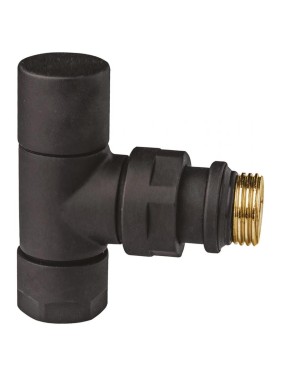 Вентиль запорный угловой FAR 1/2", гайка М24x19, черный матовый FL 0163 12P Вентиль запорный угловой FAR 1/2", гайка М24x19, черный матовый FL 0163 12P